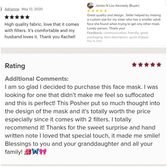 Cloth Face Mask - Silver/Copper Filters-SpiritofAm - Picture 8 of 9